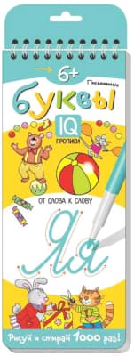 Пропись Айрис-пресс Письменные буквы 6+. От слова к слову