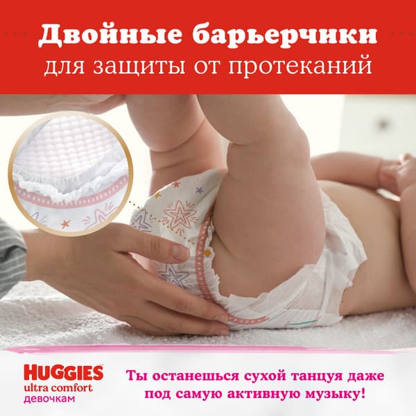 Подгузники детские Huggies Ultra Comfort 4 Disney Box Girl 7