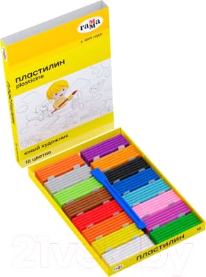 Пластилин ГАММА Юный художник / 280046 3
