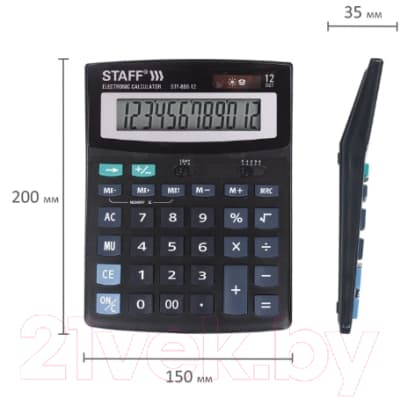 Калькулятор Staff STF-888-12 8