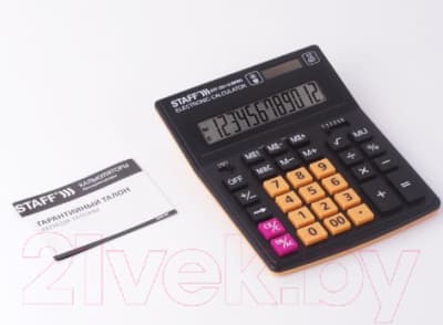 Калькулятор Staff Plus STF-333-BKRG 9