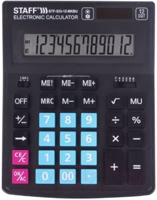 Калькулятор Staff Plus STF-333-BKBU
