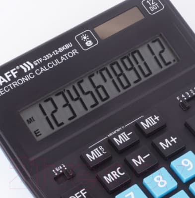 Калькулятор Staff Plus STF-333-BKBU 5
