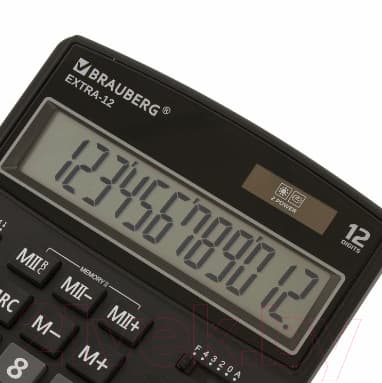 Калькулятор Brauberg Extra-12-BK / 250481 4