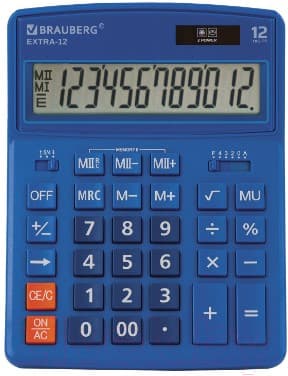 Калькулятор Brauberg Extra-12-BU / 250482
