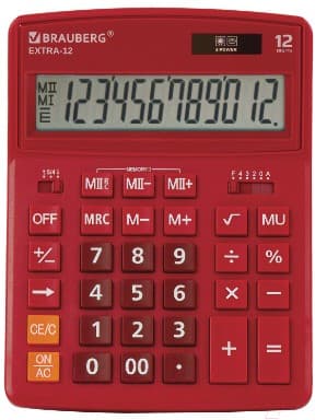 Калькулятор Brauberg Extra-12-WR / 250484