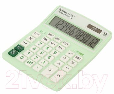 Калькулятор Brauberg Extra Pastel-12-LG / 250488 8