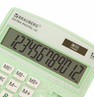 Калькулятор Brauberg Extra Pastel-12-LG / 250488 4