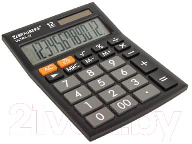 Калькулятор Brauberg Ultra-12-BK / 250491 3