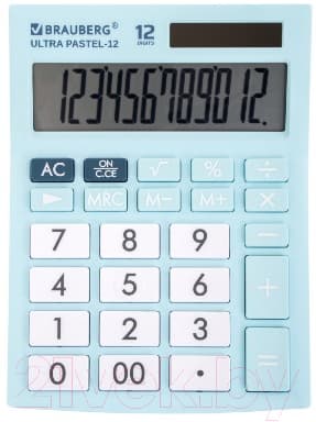 Калькулятор Brauberg Ultra Pastel-12-LB / 250502