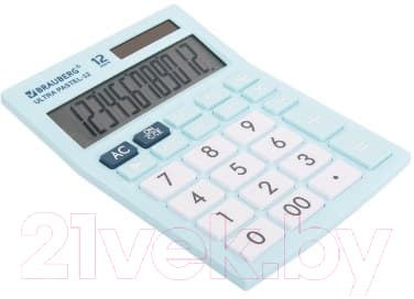 Калькулятор Brauberg Ultra Pastel-12-LB / 250502 5