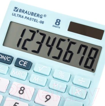 Калькулятор Brauberg Ultra Pastel-08-LB / 250513 4