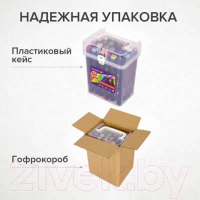 Набор маркеров Brauberg Black / 152127 7