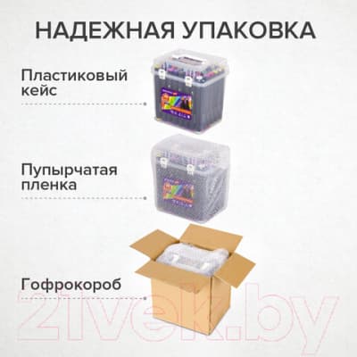 Набор маркеров Brauberg Black / 152130 7