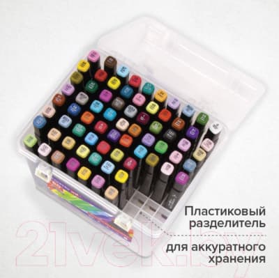 Набор маркеров Brauberg Black / 152132 4
