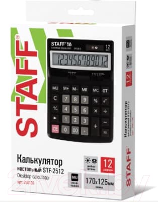 Калькулятор Staff STF-2512 9