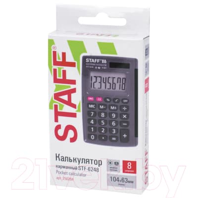 Калькулятор Staff STF-6248 9