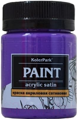 Акриловая краска KolerPark Сатиновая