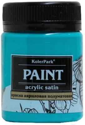 Акриловая краска KolerPark Сатиновая