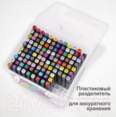Набор маркеров Brauberg Art Debut Black / 152134 4