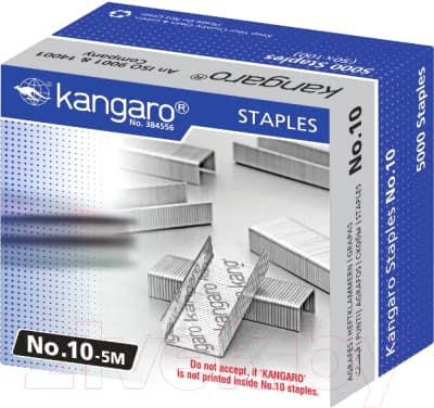 Скобы канцелярские Kangaro №10-5М