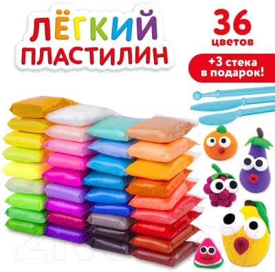 Пластилин легкий Юнландия 105907 3