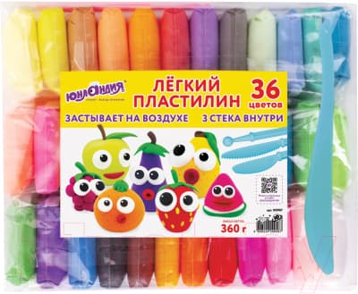 Пластилин легкий Юнландия 105907