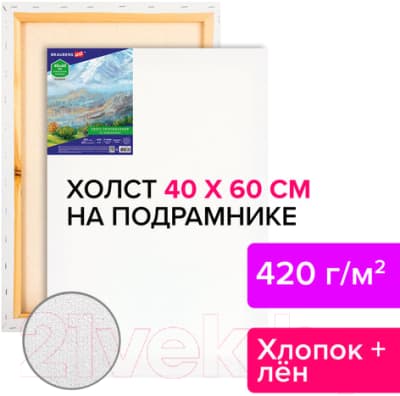 Холст для рисования Brauberg Art Classic / 191658 5