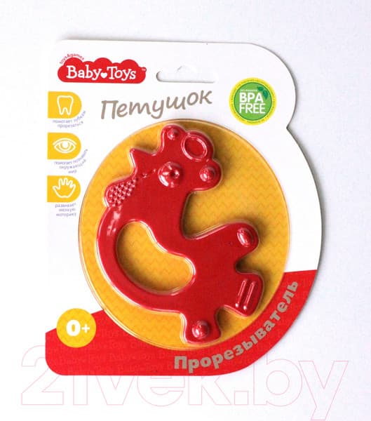 Прорезыватель для зубов Baby Toys Петушок / 04133 4