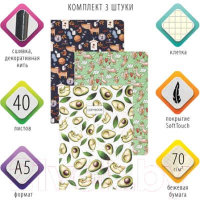 Набор тетрадей Brauberg Pattern / 403792 10