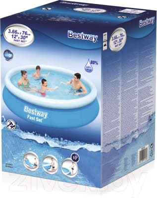 Надувной бассейн Bestway Fast Set 57273 4