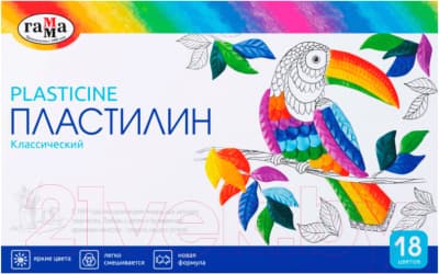 Пластилин ГАММА Классический / 281035