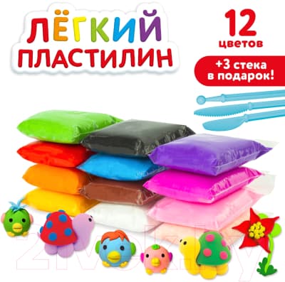 Пластилин легкий Юнландия 105905 4