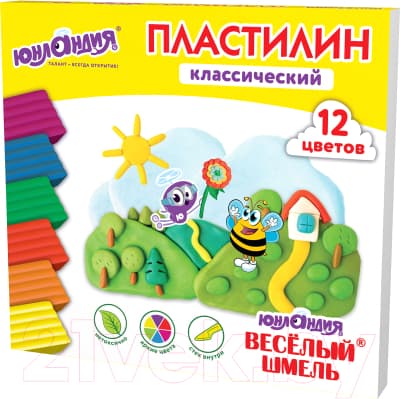 Пластилин Юнландия Веселый шмель / 106431