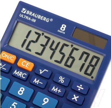 Калькулятор Brauberg Ultra-08-BU / 250508 4