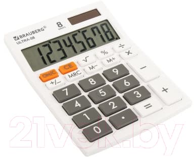 Калькулятор Brauberg Ultra-08-WT / 250512 5