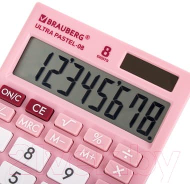 Калькулятор Brauberg Ultra Pastel-08-PK / 250514 4