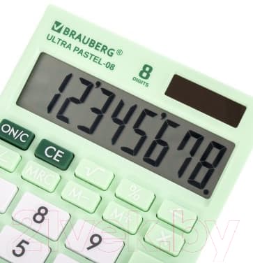 Калькулятор Brauberg Ultra Pastel-08-LG / 250515 4