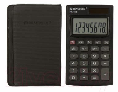 Калькулятор Brauberg PK-408-BK / 250517 9