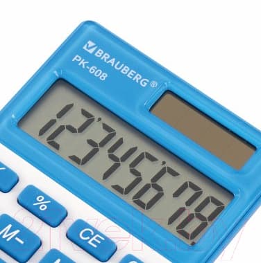 Калькулятор Brauberg PK-608-BU / 250519 4