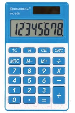Калькулятор Brauberg PK-608-BU / 250519