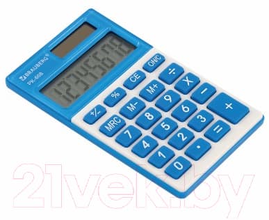 Калькулятор Brauberg PK-608-BU / 250519 6