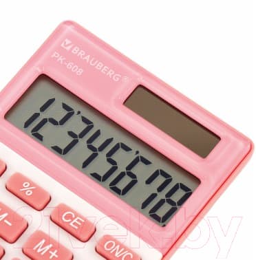 Калькулятор Brauberg PK-608-PK / 250523 4