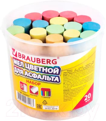 Мел канцелярский Brauberg 223557 5