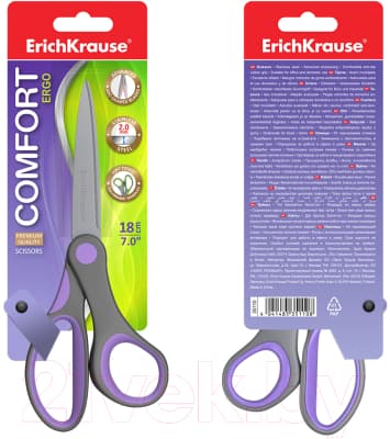 Ножницы канцелярские Erich Krause Comfort / 35110 4