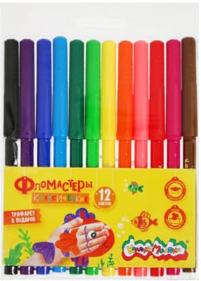 Фломастеры Каляка-Маляка ФКМ12