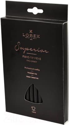 Фломастеры Lorex Pro-Draw Superior / LXFPPD12-SP