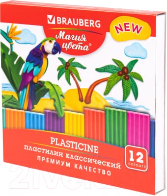 Пластилин Brauberg Магия цвета New / 106426