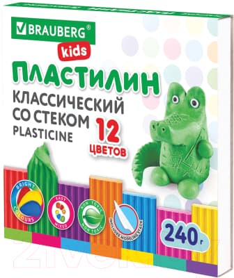 Пластилин Brauberg Kids / 106436