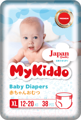 Подгузники-трусики детские MyKiddo Premium 5 12-20кг / M20438